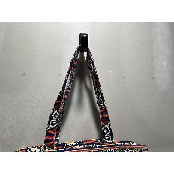 Vera Bradley Double Handle Sun Valley Tote/ Bag/ Purse W/Zip Closure & Pockets - Picture 6 of 9